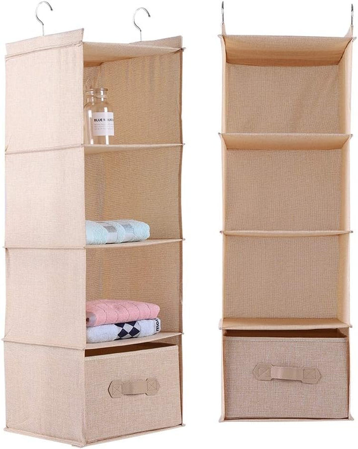 Alvinlite Hängender Kleiderschrank Organizer Aufbewahrungsorganisator Kleiderständer Regale mit Schu