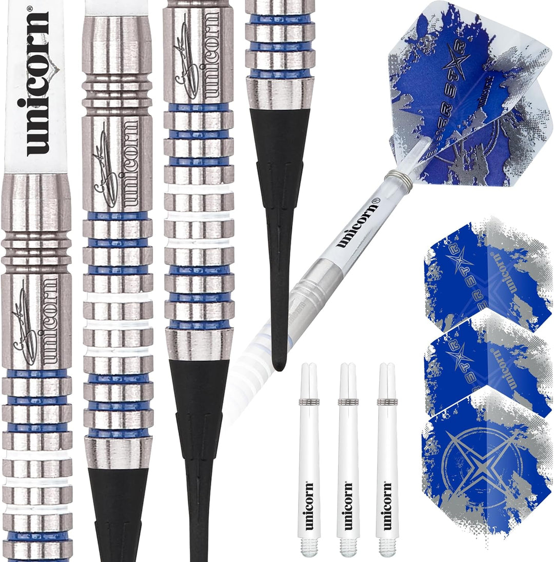 Unicorn Einhorn Herren Star Gary Anderson Soft-Tip Darts, Herren, Star Gary Anderson Soft Tip 17 g s
