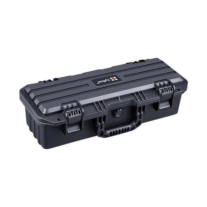 Lykus HC-4220 Wasserdicht Koffer mit anpassbar Rasterschaumstoff, Innengrösse 42,7x13,6x12,2 cm, Gee