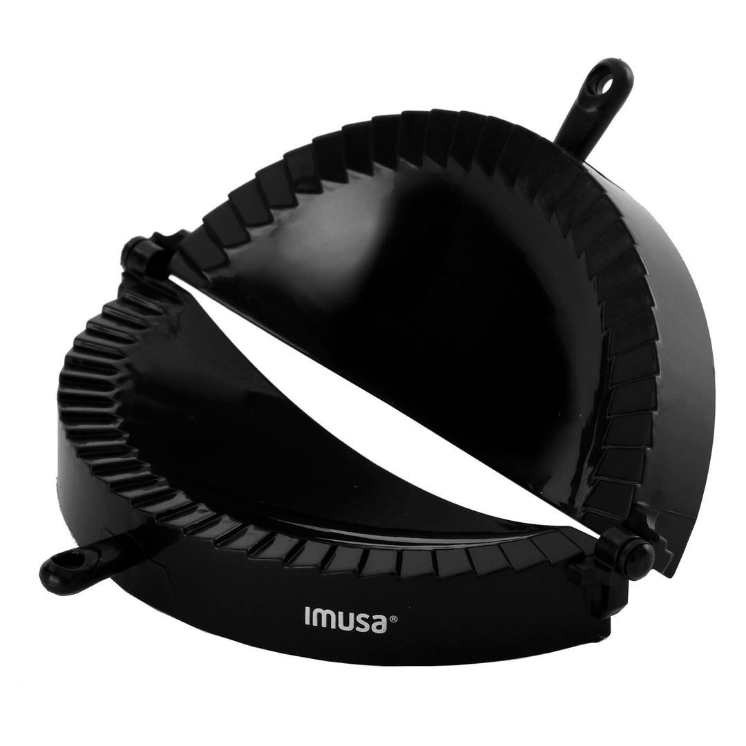 Imusa USA IMU-71006W Jumbo-Form, einfach zu bedienen, Kunststoff, Empanada-Form, Schwarz