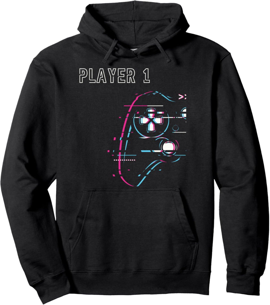 Zocker Paar - Player 1 Player 2 - Gamer Team Pullover Hoodie