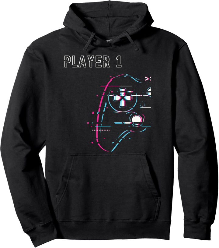 Zocker Paar - Player 1 Player 2 - Gamer Team Pullover Hoodie