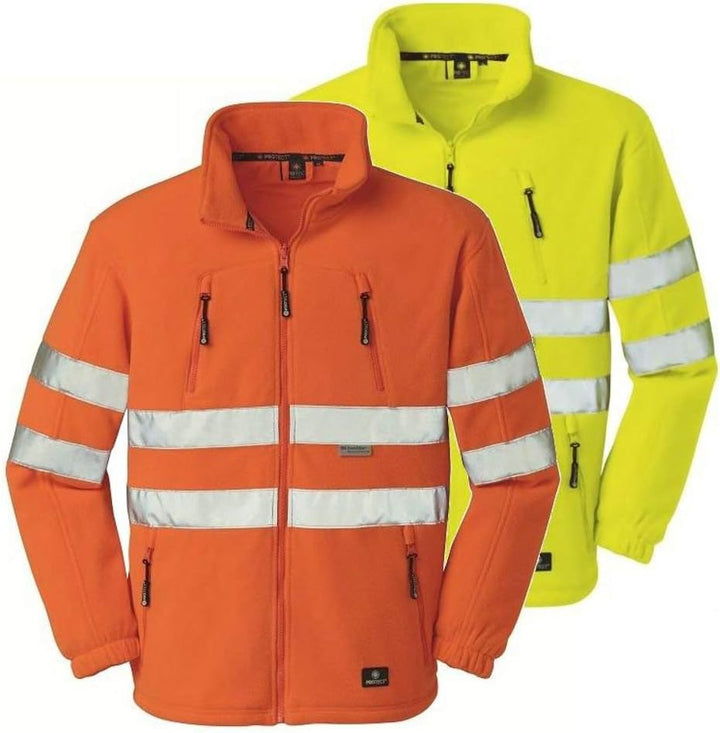 4Protect Warnschutz-/Fleece Jacke Seattle 3465 L, 20-003465-L L Gelb, L Gelb
