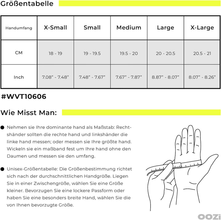 OOZi Winterhandschuhe für Herren und Damen, Touchscreen Handschuhe, Warme Winddicht Arbeitshandschuh