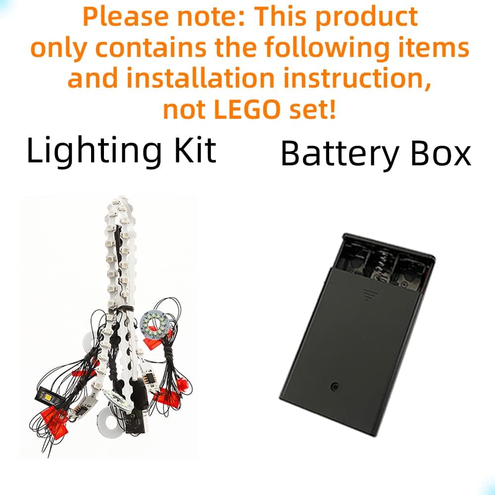 GEAMENT LED Licht-Set Kompatibel mit Lego Die Justifier - Beleuchtungsset für Star Wars 75323 Baumod