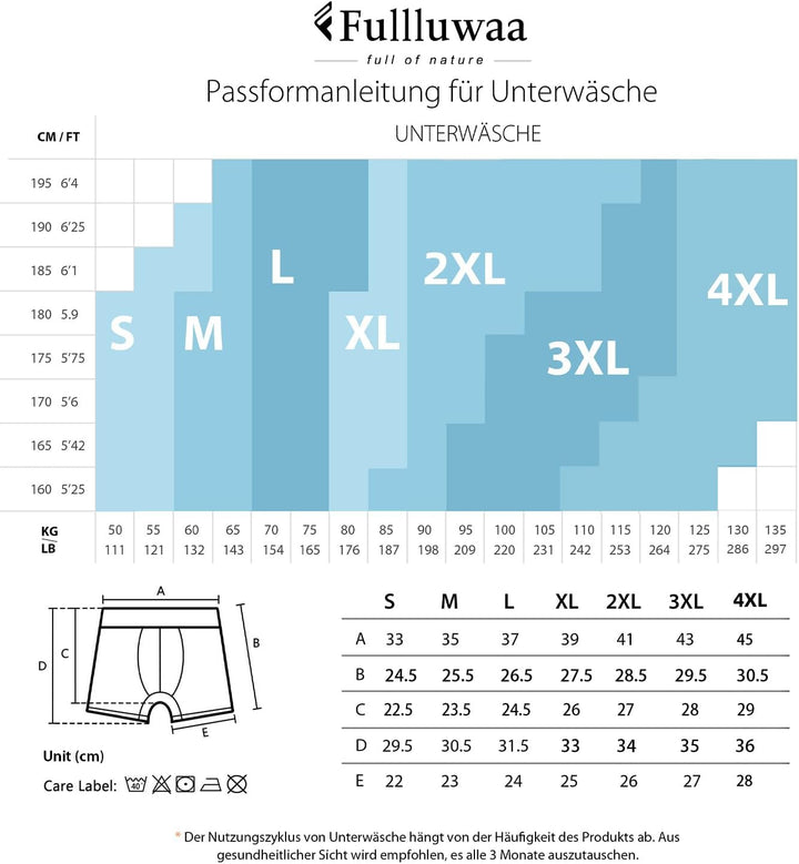 Fullluwaa Boxershorts Herren 12er Pack - Business Men Retroshorts Männer Trunks Baumwolle Unterwäsch