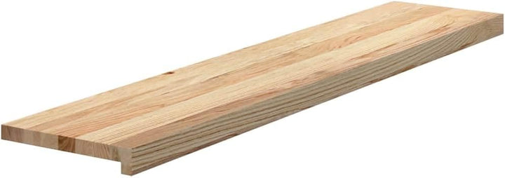 Treppenstufen aus Massivholz Eiche 4 STK. unbehandelt 120x30x2 cm fein geschliffen, als Fensterbank