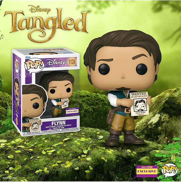 Funko Pop Rapunzel Flynn mit Steckbrief #1126 – Exclusive Special Edition Pop Figuren Pop Disney