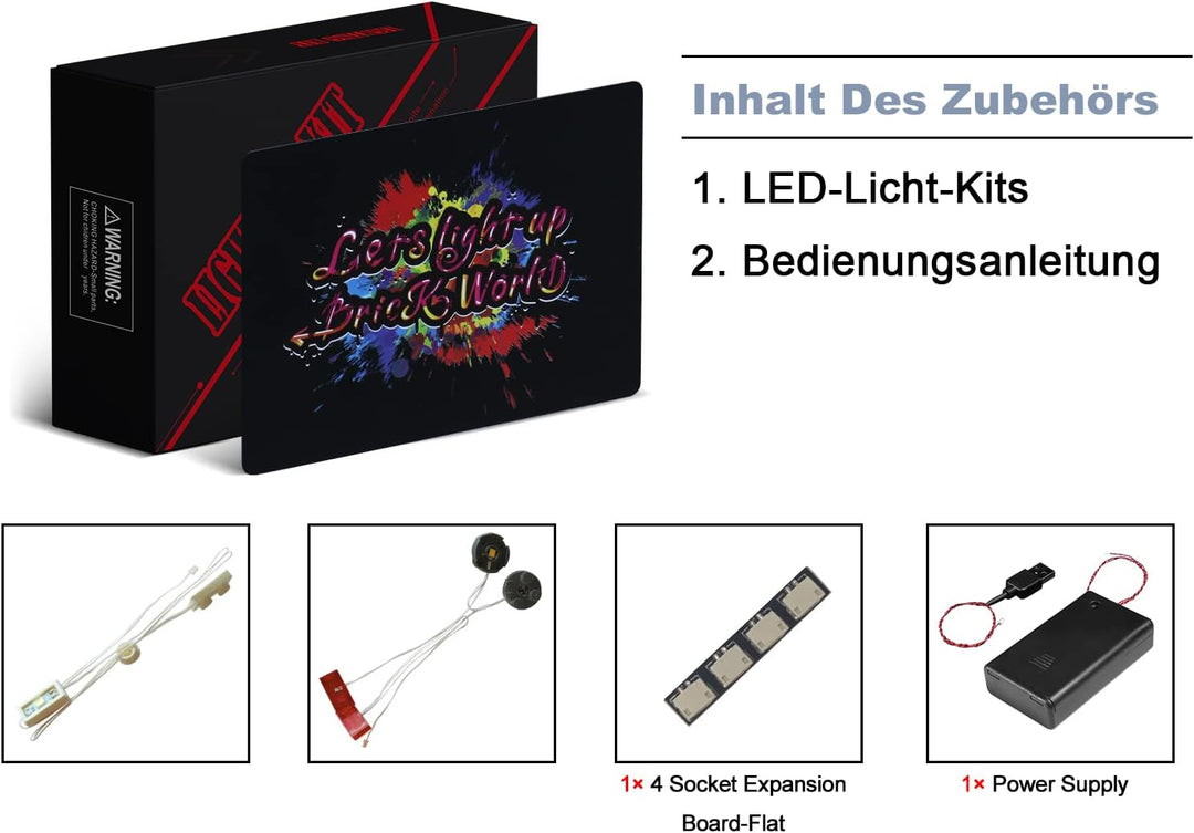 Led Licht Set für Lego 75333 Obi-Wan Kenobi’s Jedi Starfighter (Kein Lego), Dekorationsbeleuchtungss