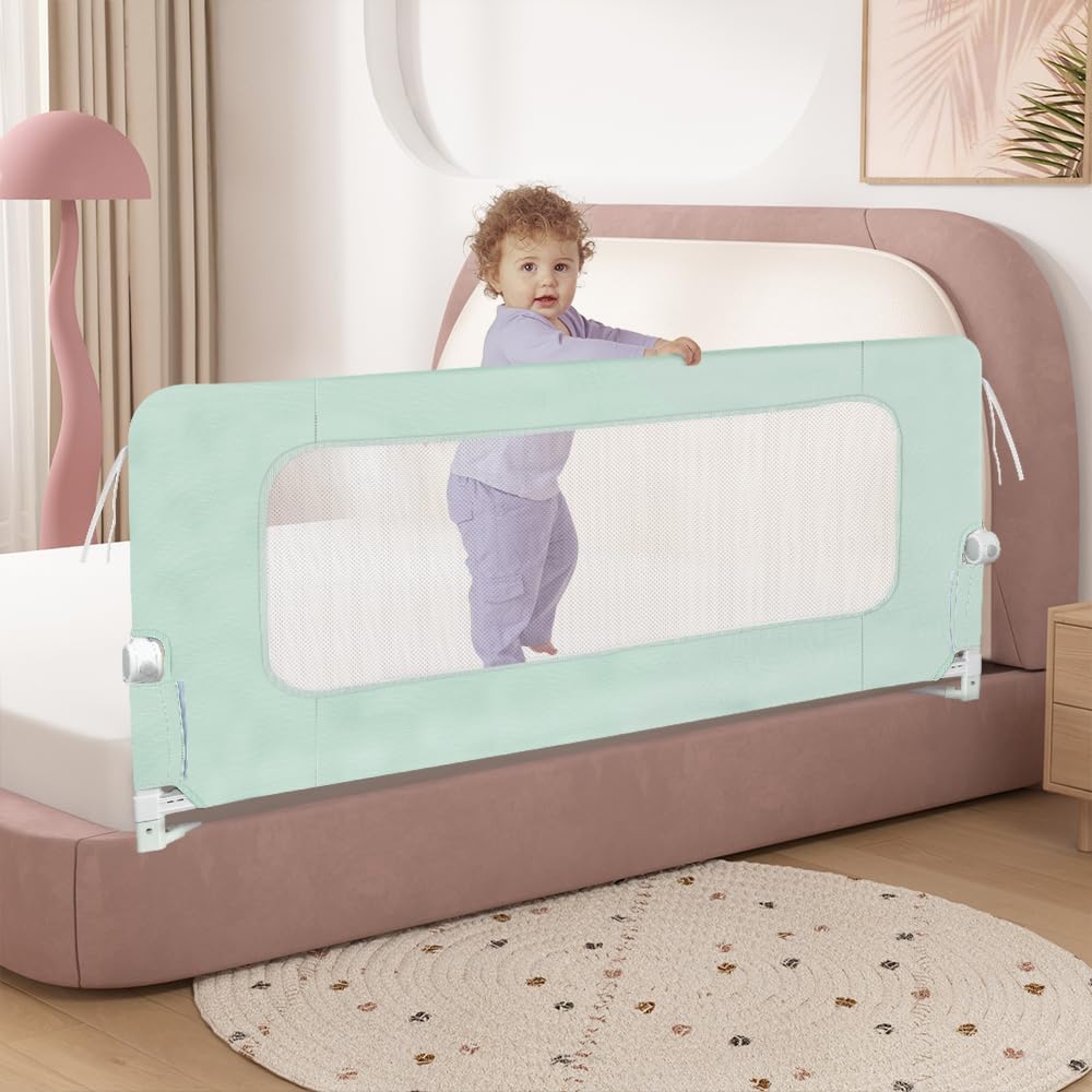 Kedia Babybettgitter-1pcs, Klappbettzaun, Bed Rail, Bettschutzgitter Kinderbettgitter für Kinder, Ki