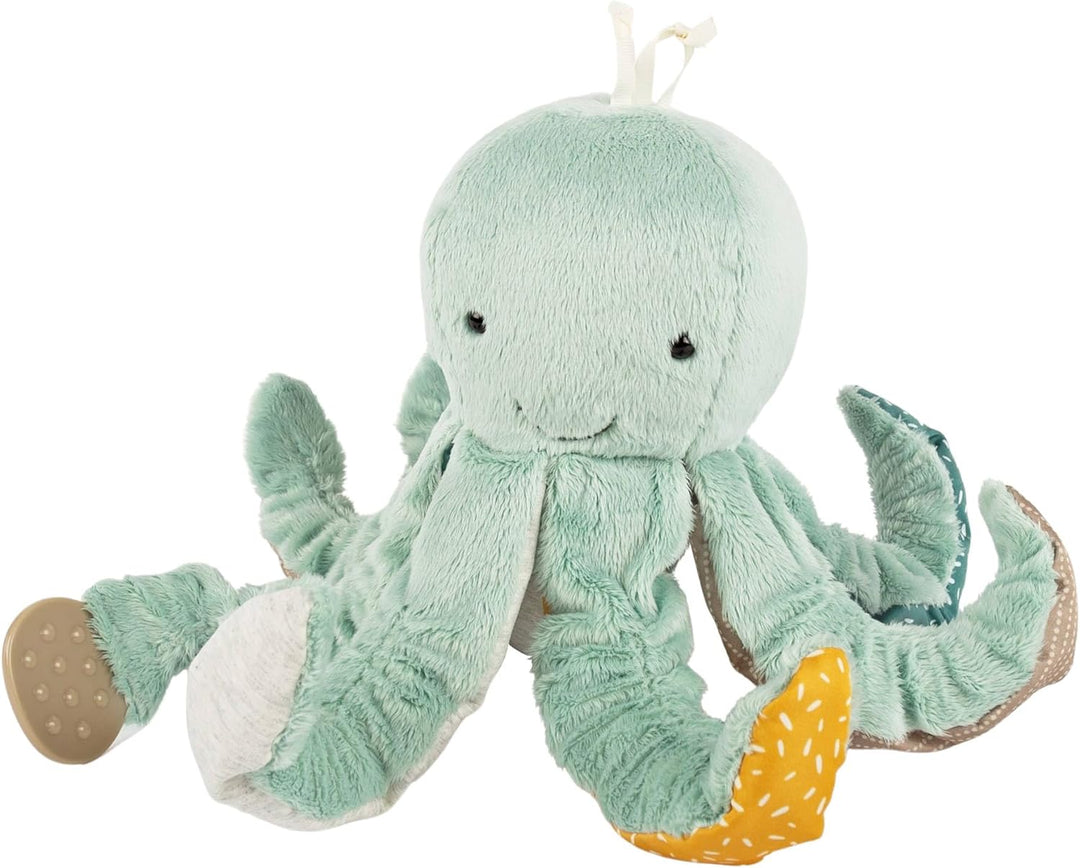 sigikid 43172 Babyaktivspielzeug Stofftier Krake, mintgrün, Mintgrün