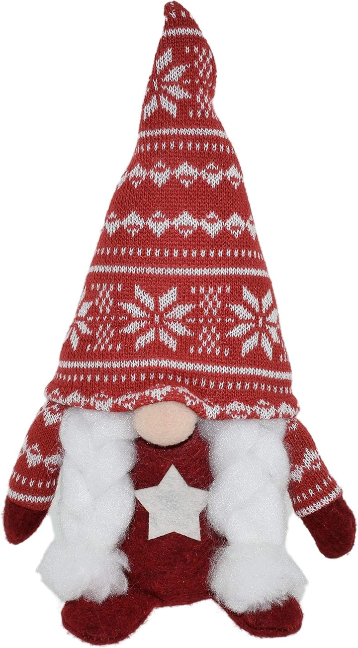 4 Stück Wichtel Figuren 22 cm · Wichtel mit Bart · Weihnachtswichtel · Wichtel mit Wintermütze · Dek