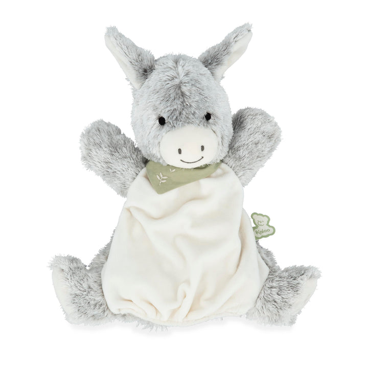 Kaloo - Les Amis - Baby Plüsch-Handpuppe Regliss das Eselchen - 24 cm - Sehr weiches Material - Ab G