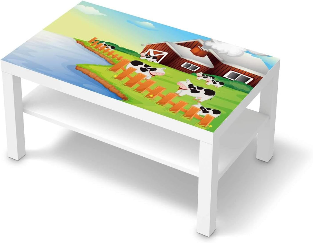 Möbelfolie für Kinder - passend für IKEA Lack Tisch 90x55 cm I Tolle Möbeldeko für Kinderzimmer Deko