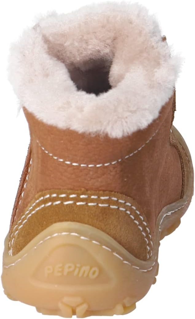 RICOSTA Mädchen und Jungen Lauflernschuhe ELIA, WMS:Weit,terracare,Barfuss-Schuh 21 EU Weit Braun 26