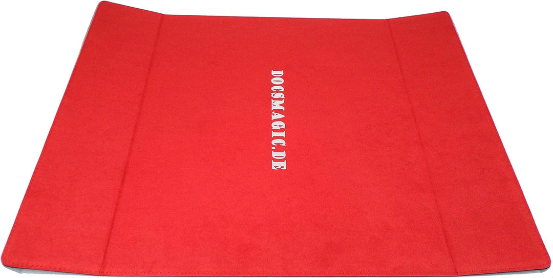 docsmagic.de Premium 4-Row Trading Card Storage Box Black/Red + Trays & Divider - MTG PKM YGO - Aufb