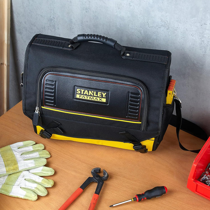Stanley FMST1-80149 FatMax Laptop- und Werkzeugtasche, robust, wasserabweisend, abnehmbare Schulterg