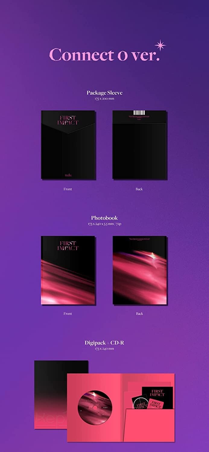 Kep1er FIRST IMPACT 1st Mini-Album Inhalt + Tracking Kpop versiegelt (Connect 1), Connect 1