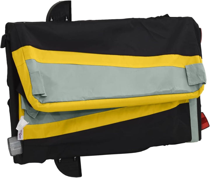 Fahrradanhänger 30kg Eisen Rot/Schwarz,Robust &amp; Vielseitig | Robustes Eisengestell, hohe Tragkraft,