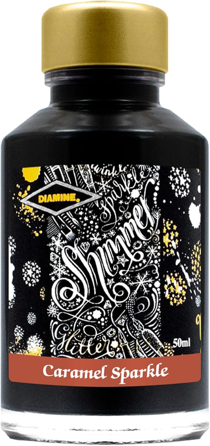 Diamine 50 ml schimmernde Tinte, Caramel Sparkle