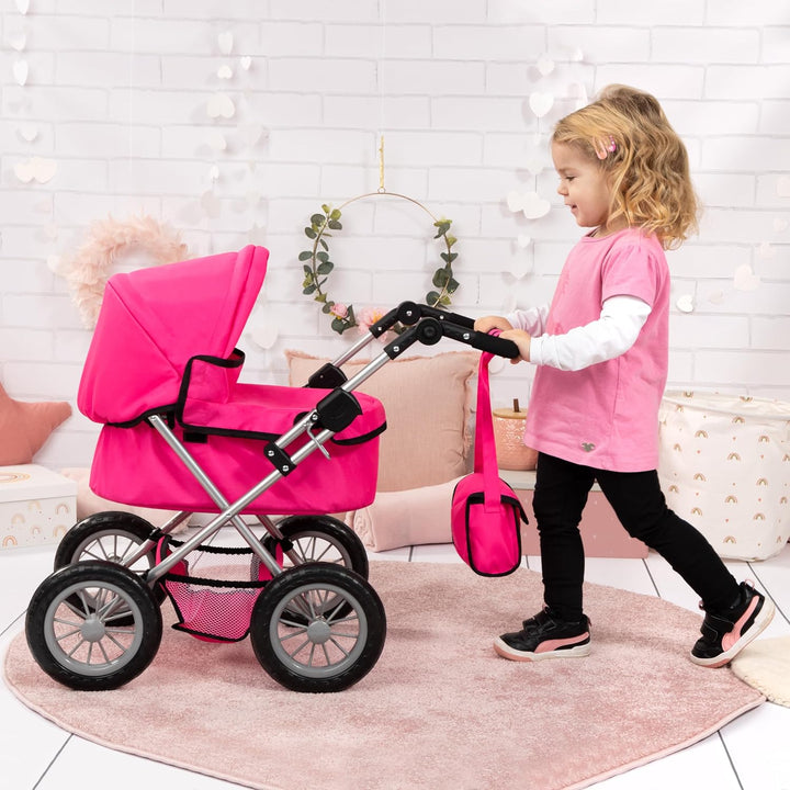 Bayer Design 13029 - Puppenwagen Trendy, pink, 67 x 41 x 67 cm