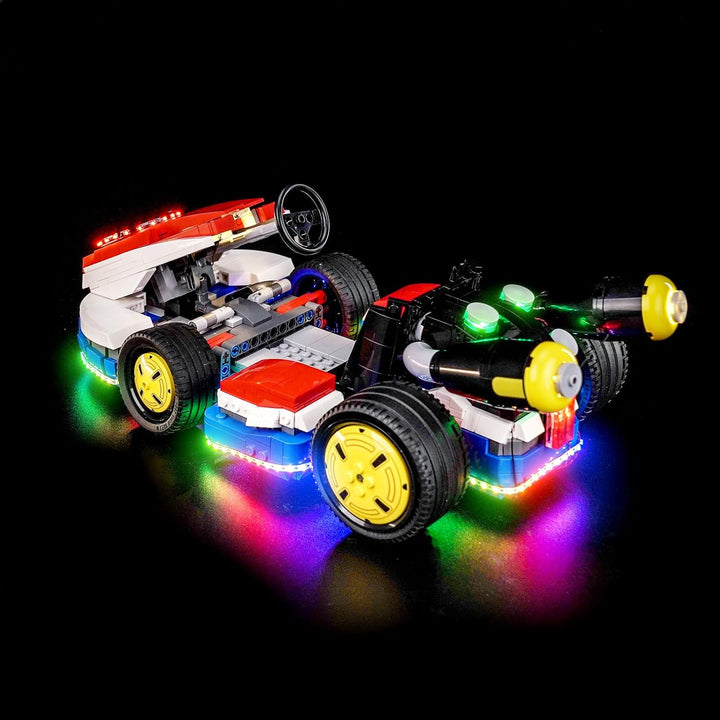 Led Licht Set Kompatibel mit Lego 72037 Mario Kart – Mario & Standard Kart (Kein Modell), Dekoration