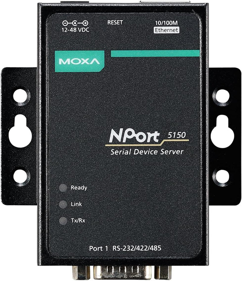 MOXA Serial Device Server, 1 Port, RS-232/422/485 VE = 1