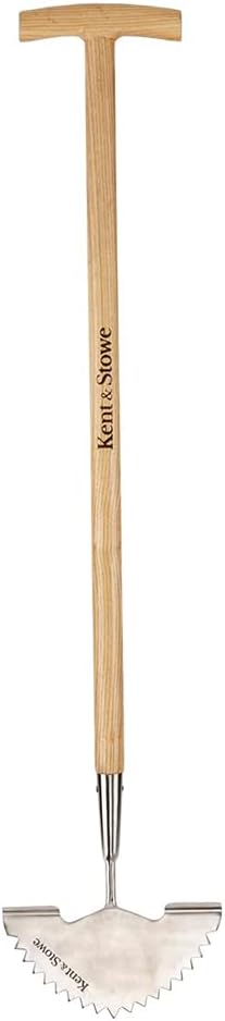 Kent & Stowe Rasenkantenstecher – Kantenschneider aus Edelstahl zum Schneiden von Rasenkanten, Kante