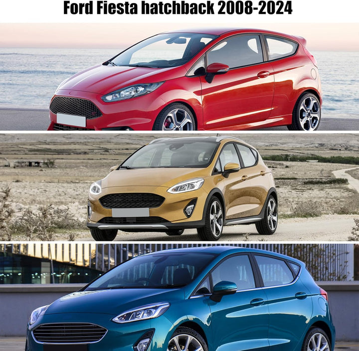 Halbe Autoabdeckung Ersatz für Ford Fiesta Hatchback 2008-2024, Halbgarage Upgrade Verdickter Allwet