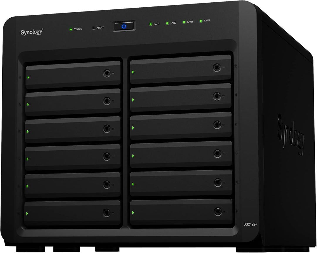 Synology DiskStation 12 Bay DS2422+ Quad Core CPU mit 4 GB Speicher (Diskless) 12-bay; 4GB DDR4 DS24