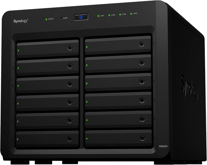 Synology DiskStation 12 Bay DS2422+ Quad Core CPU mit 4 GB Speicher (Diskless) 12-bay; 4GB DDR4 DS24