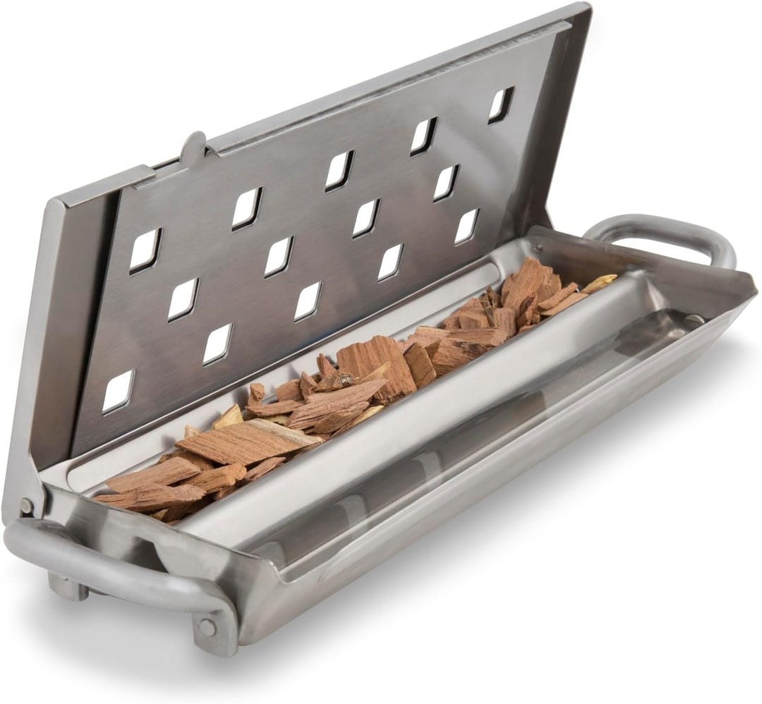 Broil King Grill-/Grillzubehör, Smokerbox Premium, edelstahl, 5 x 5 x 5 cm, 60190, Silber