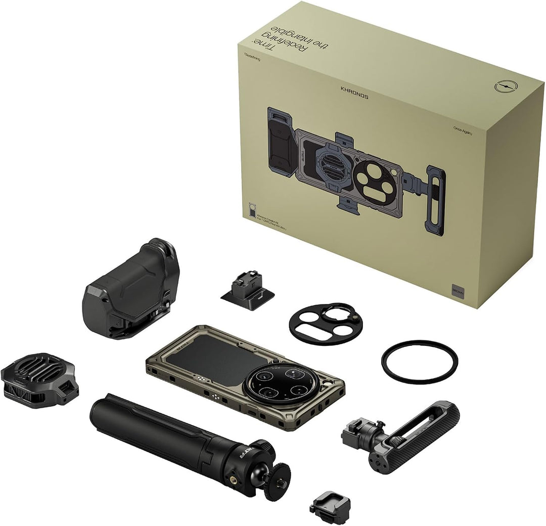 Tilta Khronos Oppo Find X9 Ultra Creator Kit Tundra Umber, Video-Rig mit Käfigcase, 5000mAh Akkugrif
