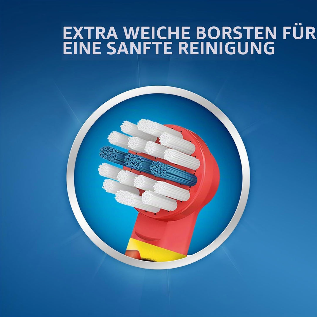 Oral-B Pro Kids Aufsteckbürsten für elektrische Zahnbürsten, Disney Star Wars, 4 Stück, entworfen fü