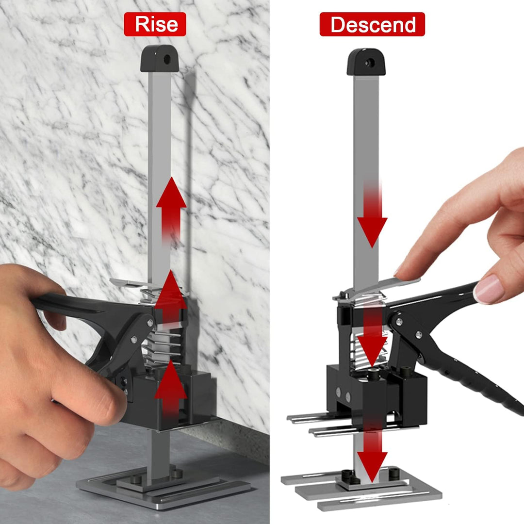 Arbeitssparender Heber, 2 Stück 38.8cm Arm Handwerkzeugheber mit Skala, Bis Zu 240 KG Fliesenheber H