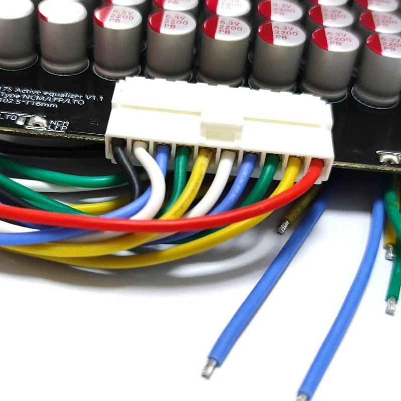 Duokon Batterieaktiver Equalizer, Lithiumbatterie Batteriebalancer Stromversorgungszubehör Stromwand