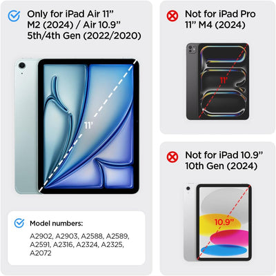 Spigen Ultra Hybrid Pro Hülle Case kompatibel mit iPad Air 4 (2020) / iPad Air 5 (2022) 10.9 Zoll -