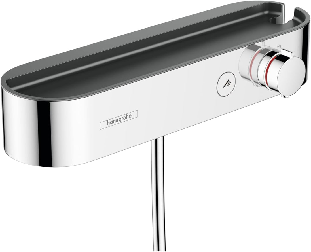 hansgrohe Brausethermostat ShowerTablet Select, Thermostatarmatur Aufputz, Cool Contact Duscharmatur