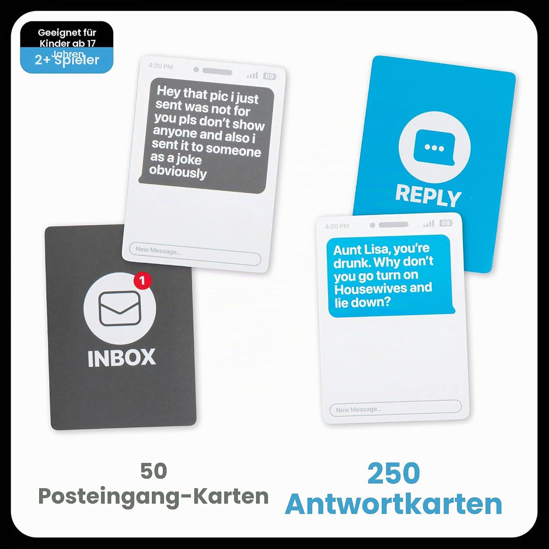 WHAT DO YOU MEME? New Phone, Who Dis? - Partyspiel für Erwachsene Single US Edition, Single US Editi