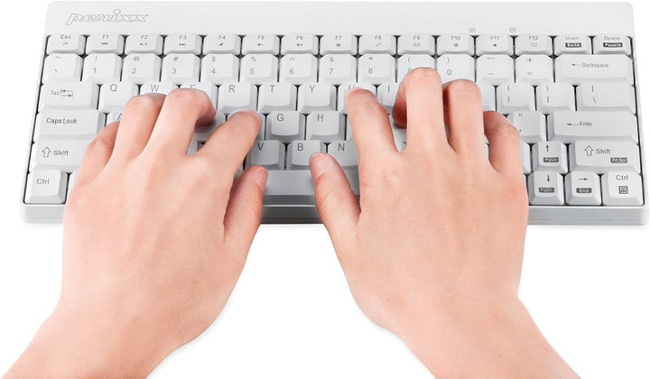 Perixx PERIDUO-712, Kabelloses Mini Tastatur und Maus Set - Minigrösse - mit Nano Receiver - 2.4Gh -