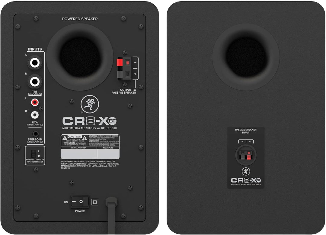 Mackie CR8-XBT 8 Inch Bluetooth New Version, 8 Inch Bluetooth New Version