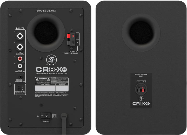 Mackie CR8-XBT 8 Inch Bluetooth New Version, 8 Inch Bluetooth New Version