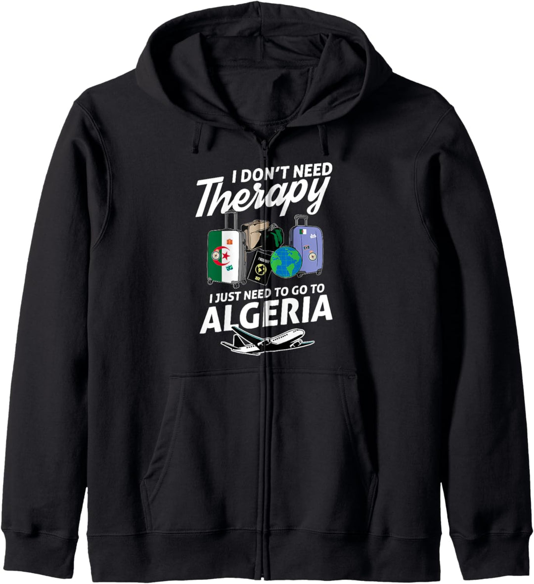 Algerische Flagge I Algerien Flagge I Urlaub Algerien Kapuzenjacke