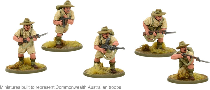 Warlord Games 402011017 Britische Commonwealth-Infanterie Army,Italy Tisch-Miniaturen, Unlackiert, S