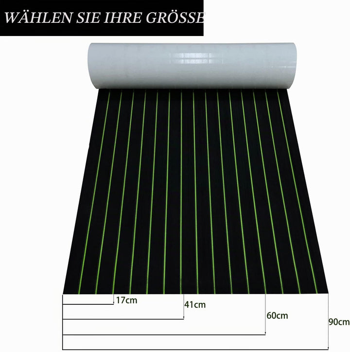 Hzkaicun Eva Schaum Boot 240x17/41/60/90 cm, Teakholz Eva Schaum Bodenbelag, Selbstklebende Deck Tep