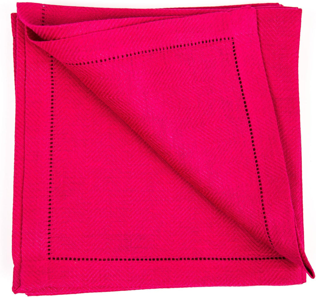 LinenMe Emilia X4 Servietten, 50,8 x 50,8 cm Pink