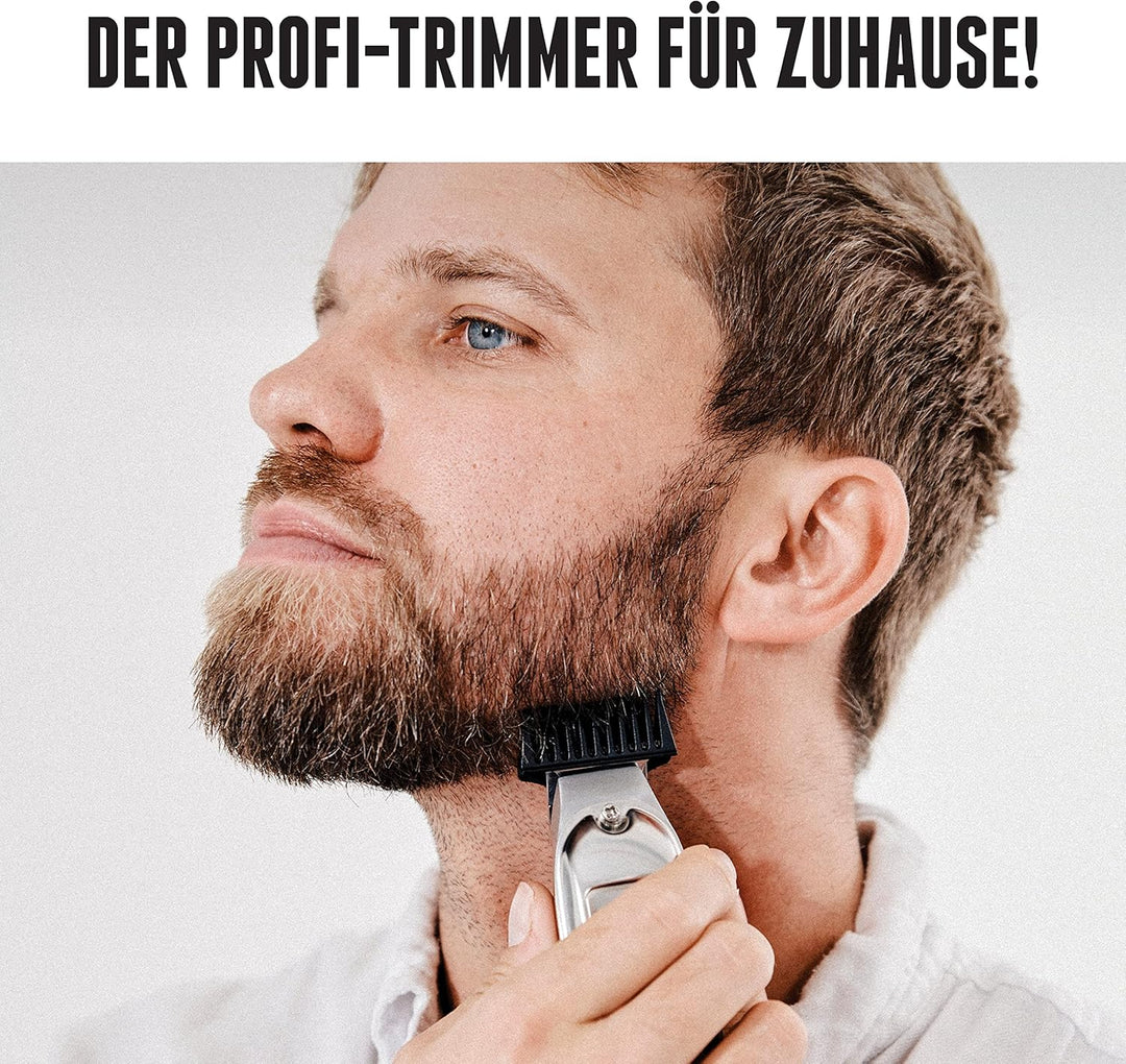 Brooklyn Blade® · Brooklyn Soap Company · Profi Barttrimmer für Zuhause · Trimmer aus Edelstahl mit
