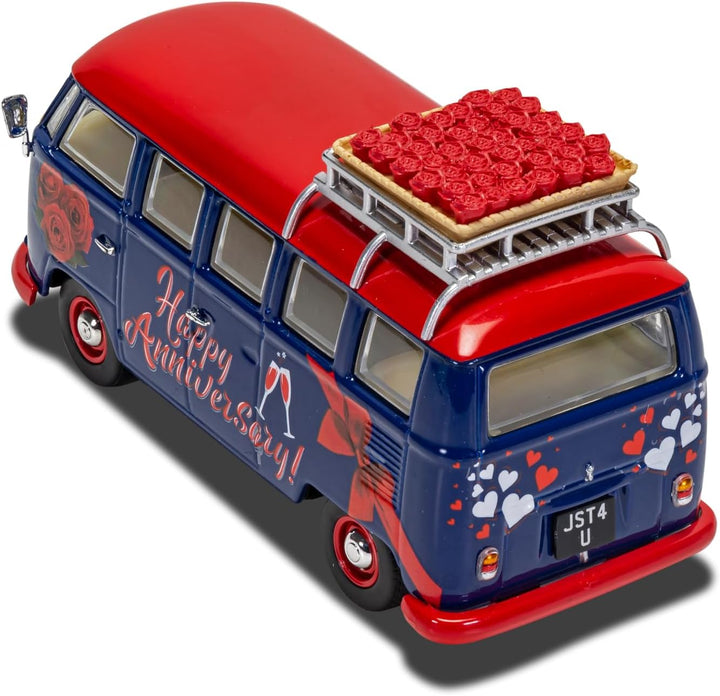Volkswagen Campervan „Happy Anniversary", personalisierbares Geschenk