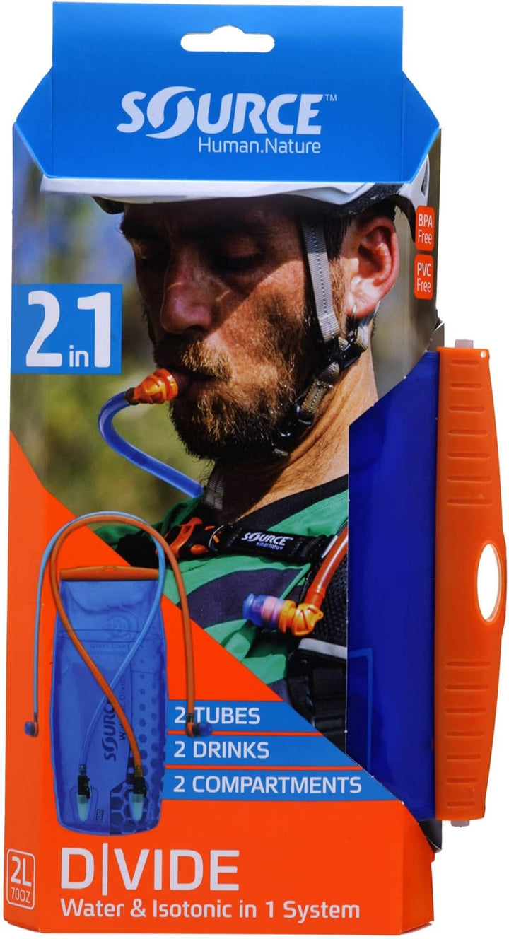 Source Widepac D|Vide Trinkblase 2 Liter blau, 2 Liter blau