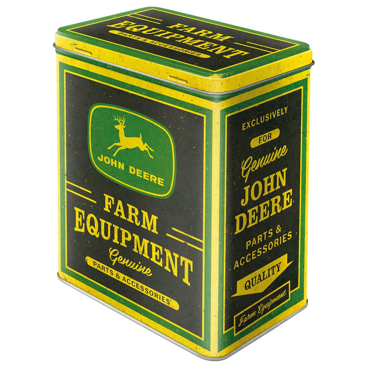 Nostalgic-Art Retro Vorratsdose L, 3 l, John Deere – Genuine Farm Equipment – Geschenk-Idee für Trak